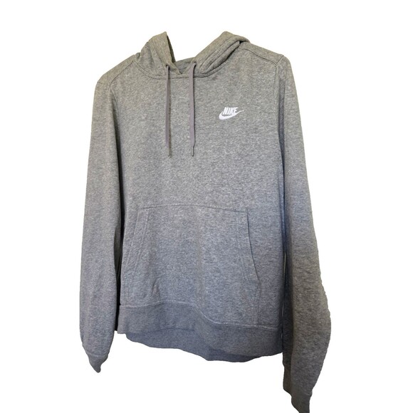 Nike Men's Gray Hoodie Sweatshirt Medium – Well-Used, Fair Condition - Picture 1 of 6